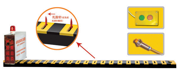 宁德蕉城区V3嵌入式闯岗自动扎胎器/阻车器
